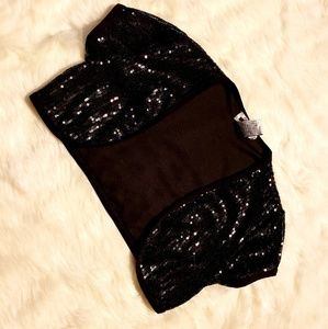 Child's Black Sequence Shrug